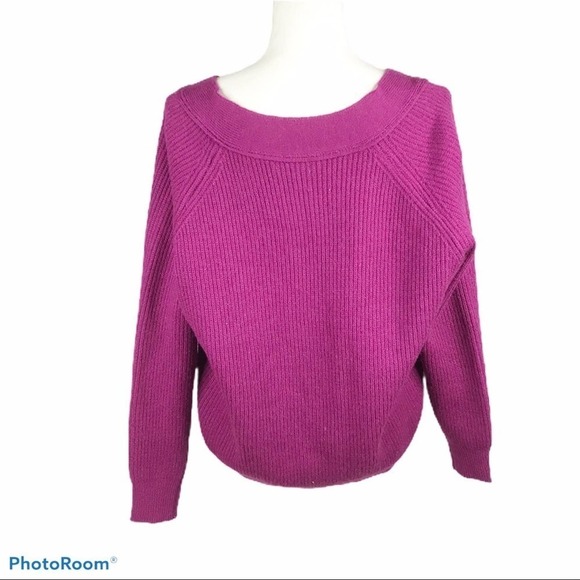 FRNCH PARIS Pull Over V Neck Ribbed Knit S/M - Picture 5 of 8